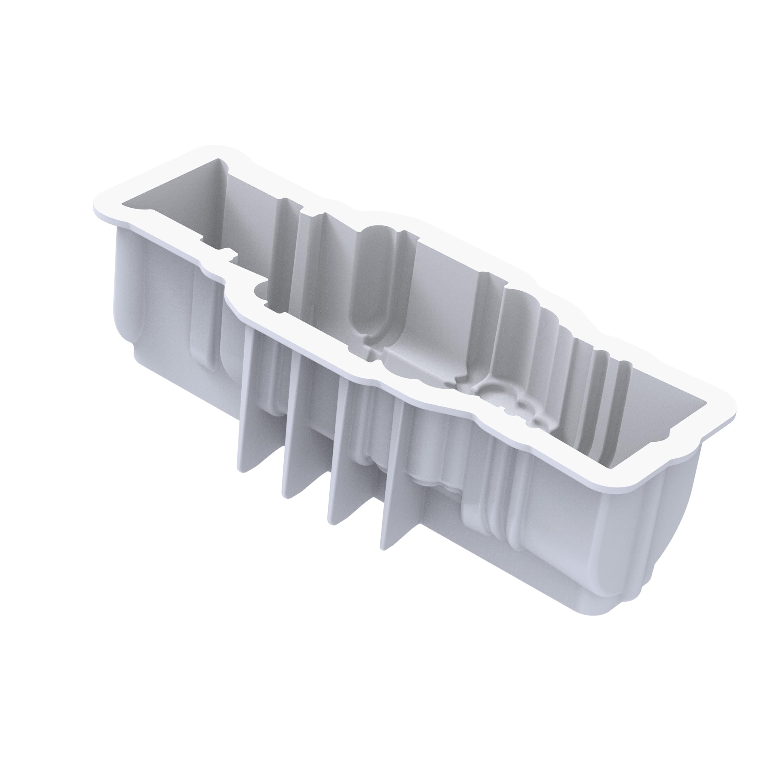 Silikomart | Moule en silicone pour gâteau moderne Casse-noisette trous, antiadhésif, lot de 1 moule à trous, design 3D, 25,3 x 9 cm H 7,5 cm, volume 1 l, fabriqué en Italie