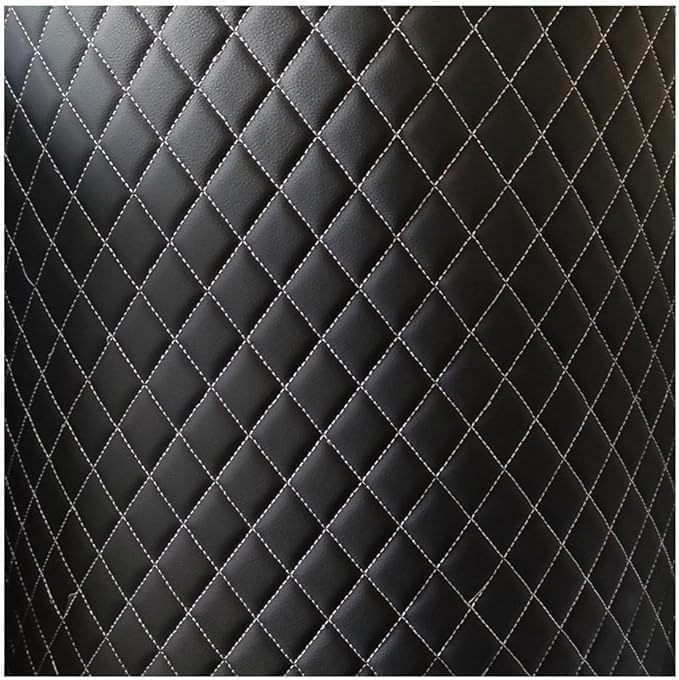 Tissu simili cuir PVC matelassé vinyle ameublement et rouleau de rénovation siège auto 1.6x1m