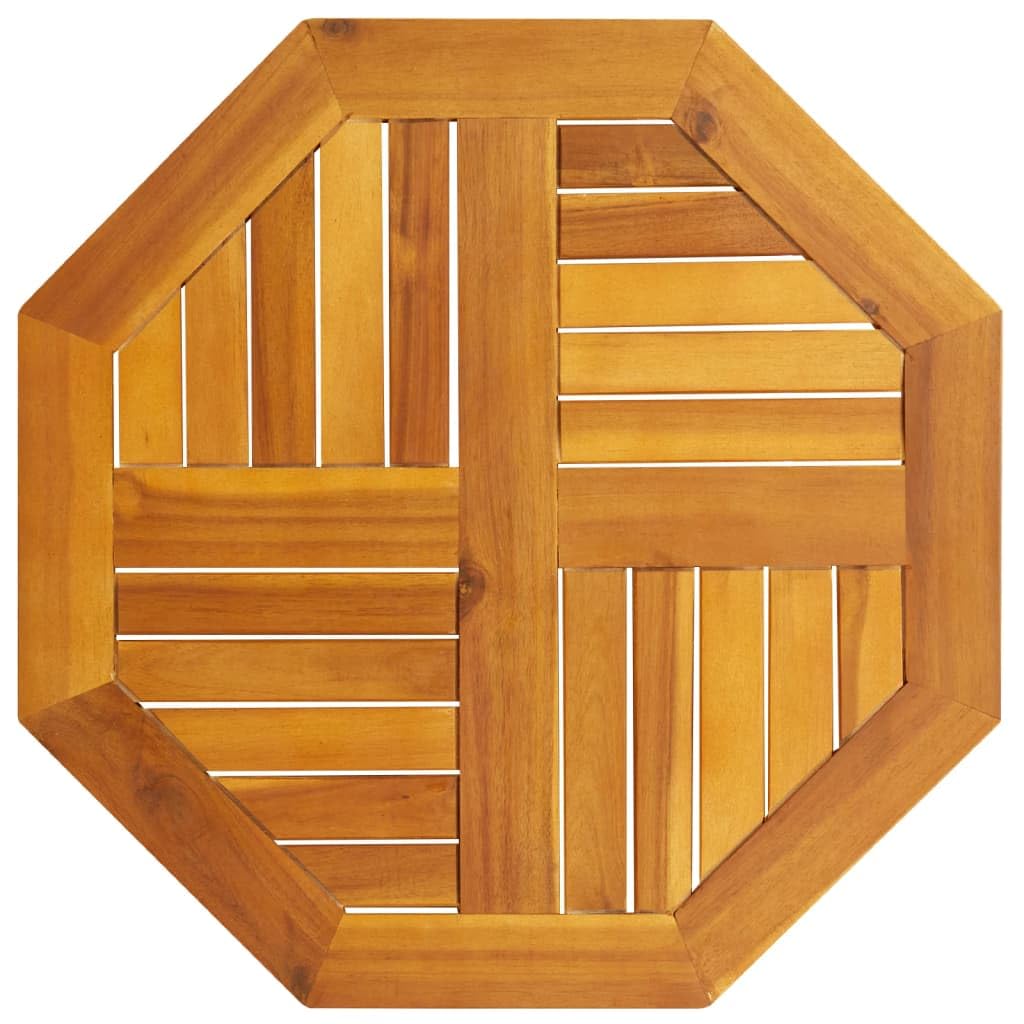 vidaXL Tischplatte - achteckig 60x60x2cm - Akazienholz massiv - Garten/Innenbereich