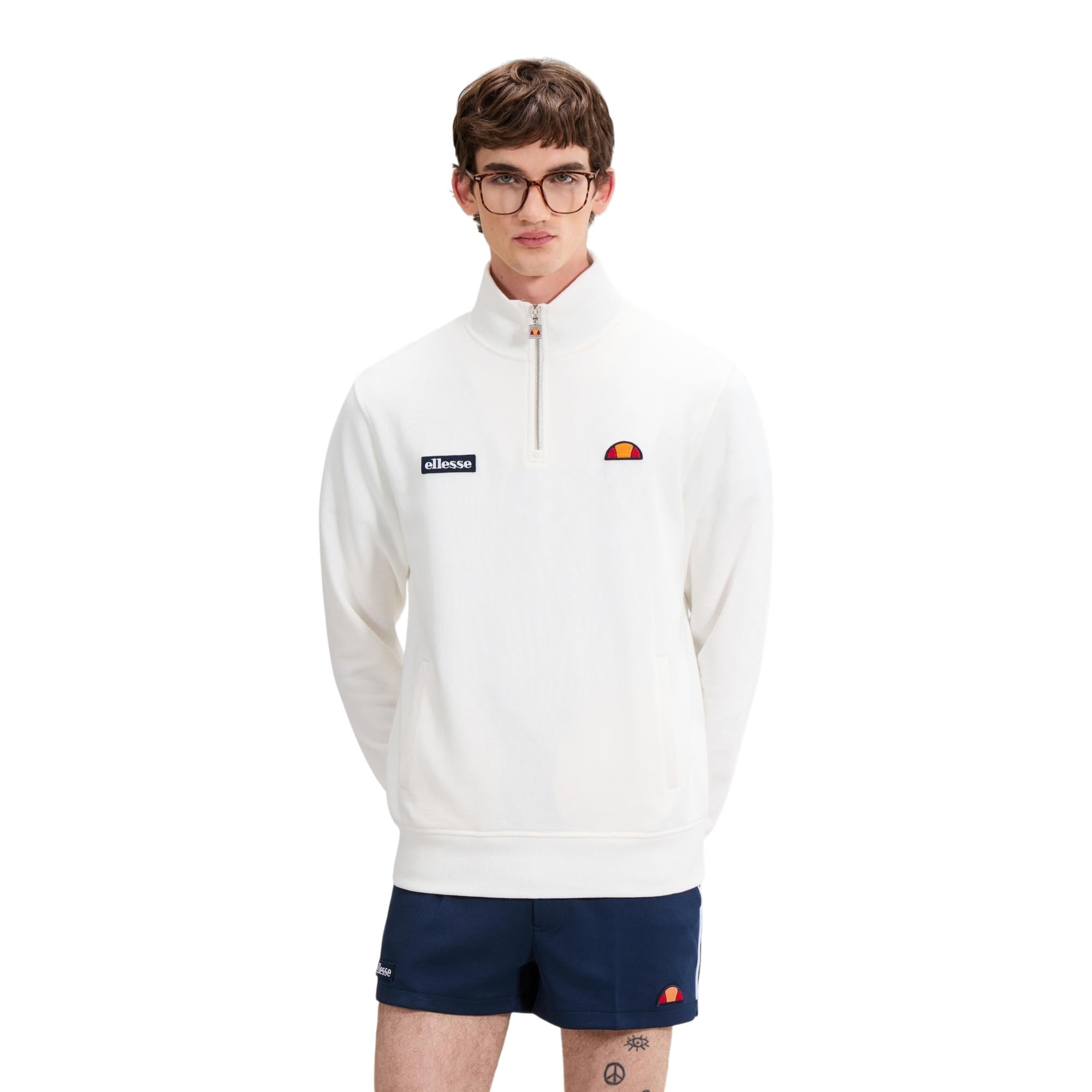 Ellesse Felpa Uomo Pelegrini con zip 1/4