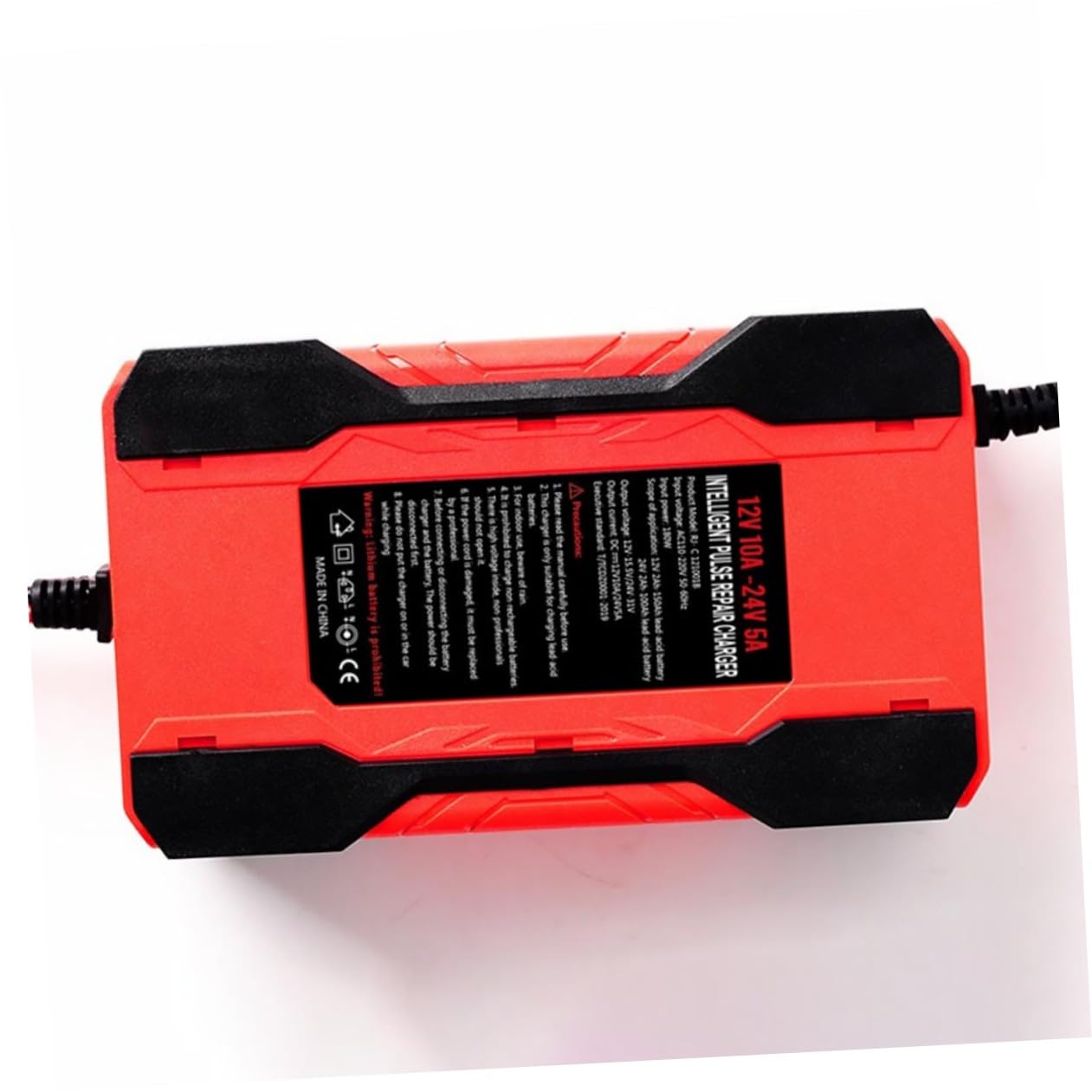 Caricabatterie Intelligente per Auto Impulsi da Riparatore di Batterie Funzione di Attivazione Carica e Mantiene Vari Veicoli