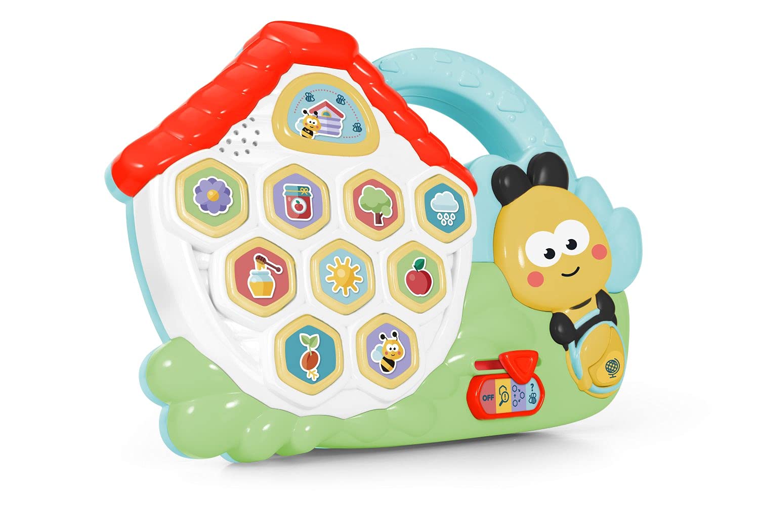 Chicco - Baby Bee Discovering the Hive, Activity Center, Electronic, 3 Modes, Auto Corrective Game, Multicolor, 0001068400000