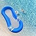 Queta Colchoneta Piscina, Hamaca Flotante Cama de Agua Flotador Tumbona Inflable del Agua Flotante Colchoneta para el Partido de la Piscina de la Playa, Hamaca de Agua 170*80cm