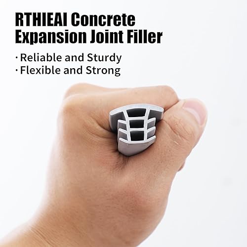 Miniatura 2 de Tira de goma EPDM flexible para reparación y reemplazo de grietas de hormigón  Paquete de prueba de 1 pulgada 34 pulgadas y 12 pulgadas (3.937 in