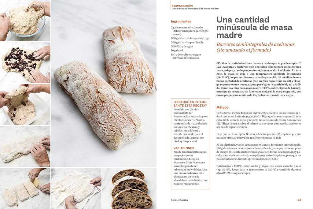 Masa madre paso a paso: Un curso para aprender de forma fácil todas las técnicas, recetas y trucos (Cocina de autor)