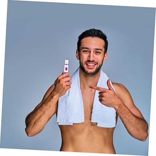 Miniatura 9 de Mipcase 3 piezas de recortadora eléctrica de cejas recortadora de cejas de oído, removedor de vello de nariz, afeitadora de pelo de nariz,