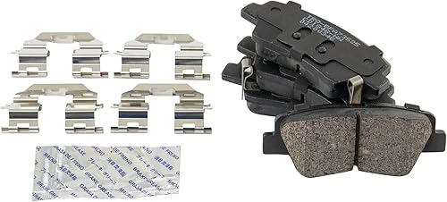 Miniatura 3 de TRQ Juego de rotor de freno de disco delantero y pastillas de freno de cerámica compatible con Kia Sportage 2017  Hyundai Tucson 2016-2018