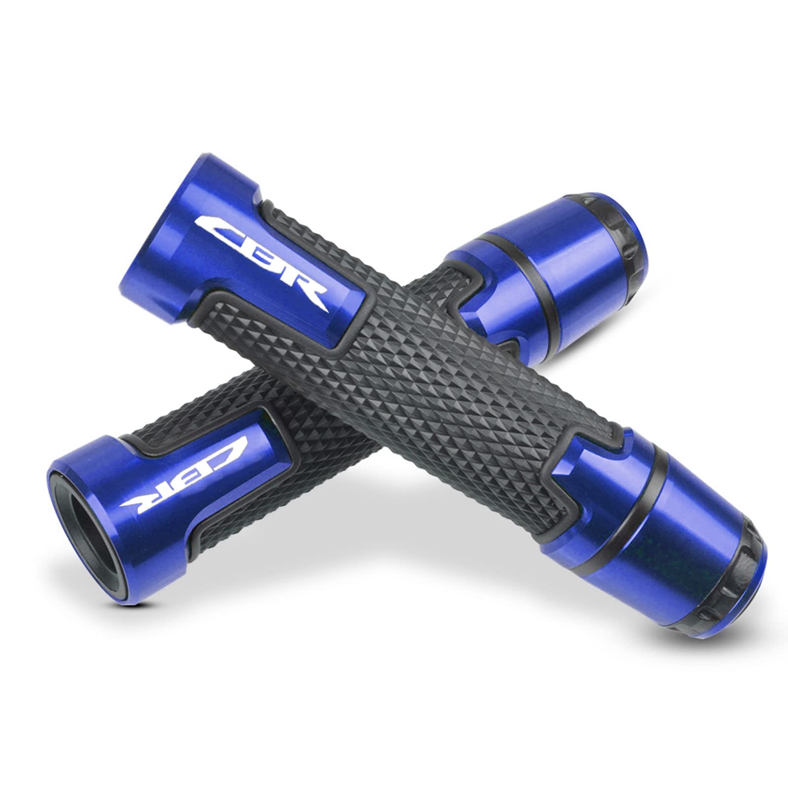 Universal 7/8'' 22mm Motorcycle Powersports Handlebar Grips with Bar End for Honda CBR600RR F2 F3 F4 F4i CBR650R 400 600 1000RR 250R 900RR 125R 150R