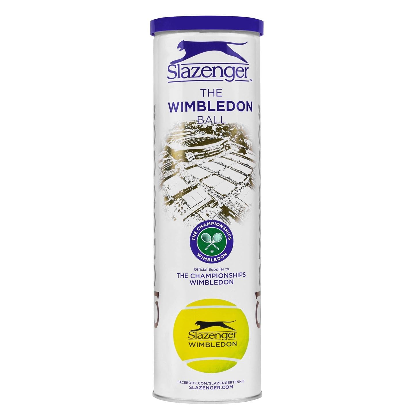 Palline Tennis Dunlop Slazenger - Ufficiali Wimbledon, ITF, Latta Da 4