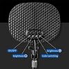 Coverzone إضاءة LED بيضاء صفراء إضاءة مستمرة لتصوير الفيديو والصور Youtuber Twich Broadcast Light منتج إضاءة حامل ثلاثي القوائم للتصوير الفوتوغرافي النسبي 23 سم SY-039 (SY-039)