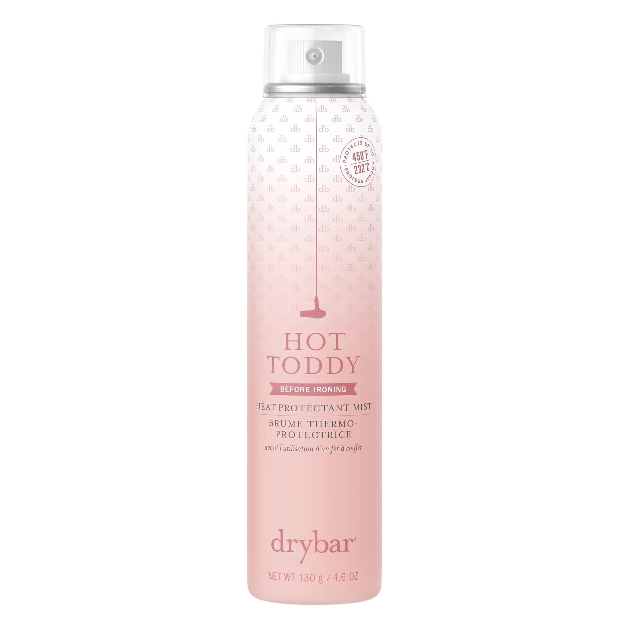 DRYBARHot Toddy Heat Protectant Mist || 130 g || Protects dry hair from heat styling with curling, straightening and styling irons (up to 232°C) || geat for all hair types