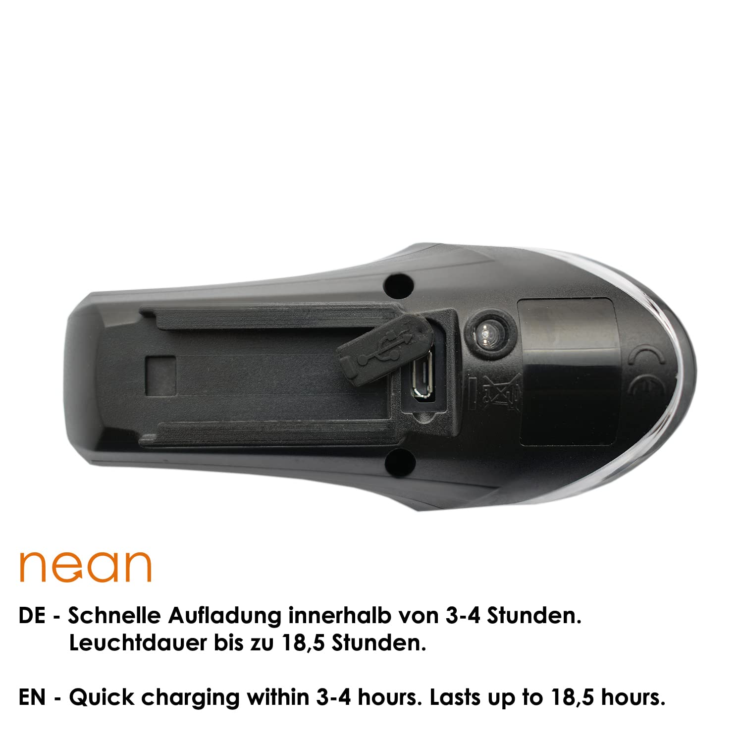 Éclairage Vélo CREE 60 LUX – Phare Avant StVZO Avec Capteur Auto, 3 Modes, Batterie 1300 MAh, Recharge USB