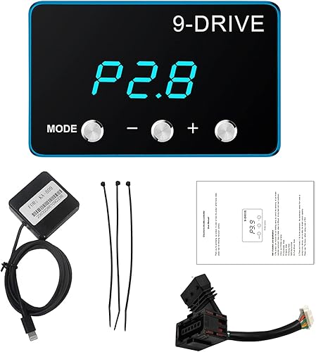 Miniatura 8 de Controlador de respuesta del acelerador,Controlador del acelerador de 9 unidades,Acelerador de pedal de carreras electrónico inteligente para JEEP