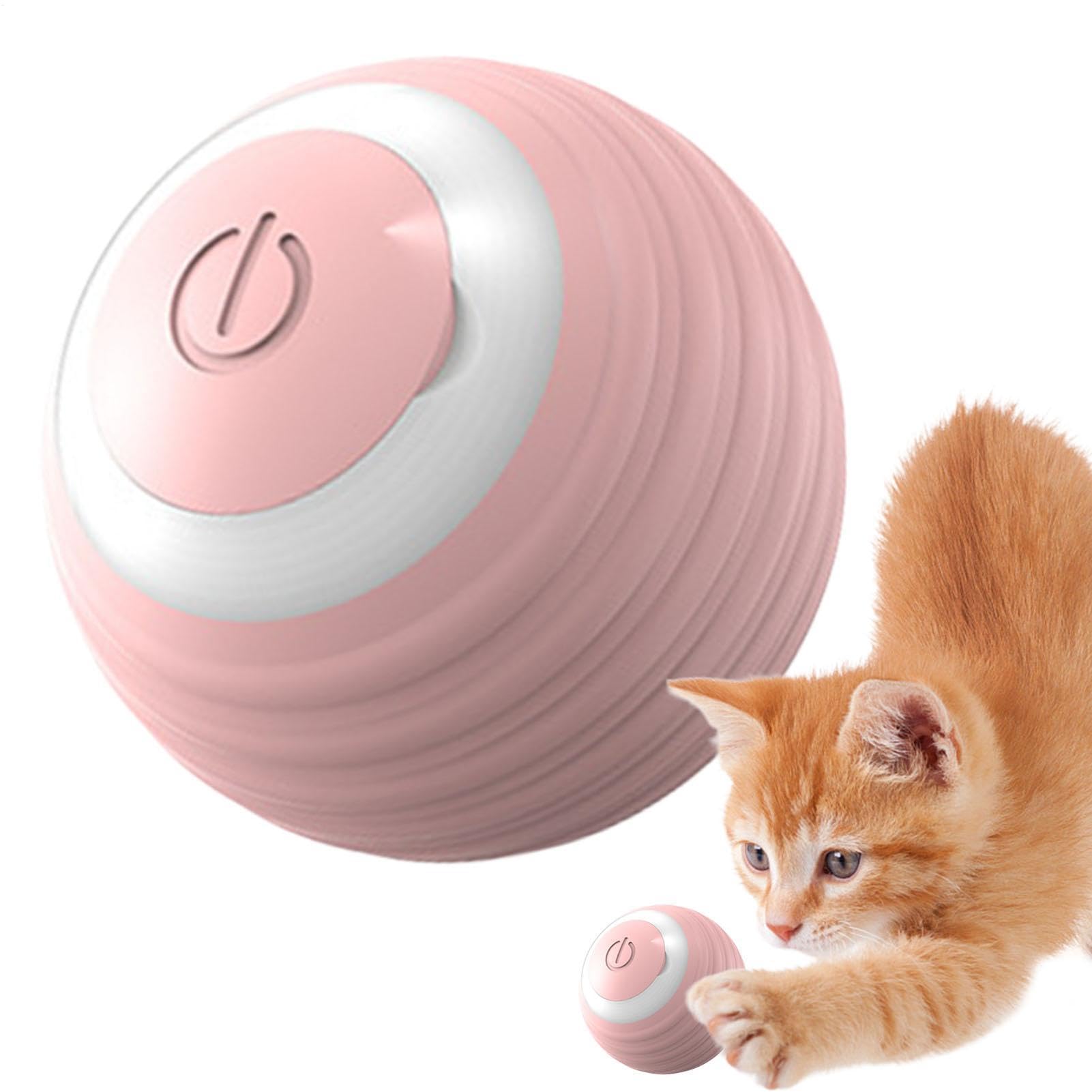 Balle de chat électrique intelligente pour occuper votre animal seul à la maison