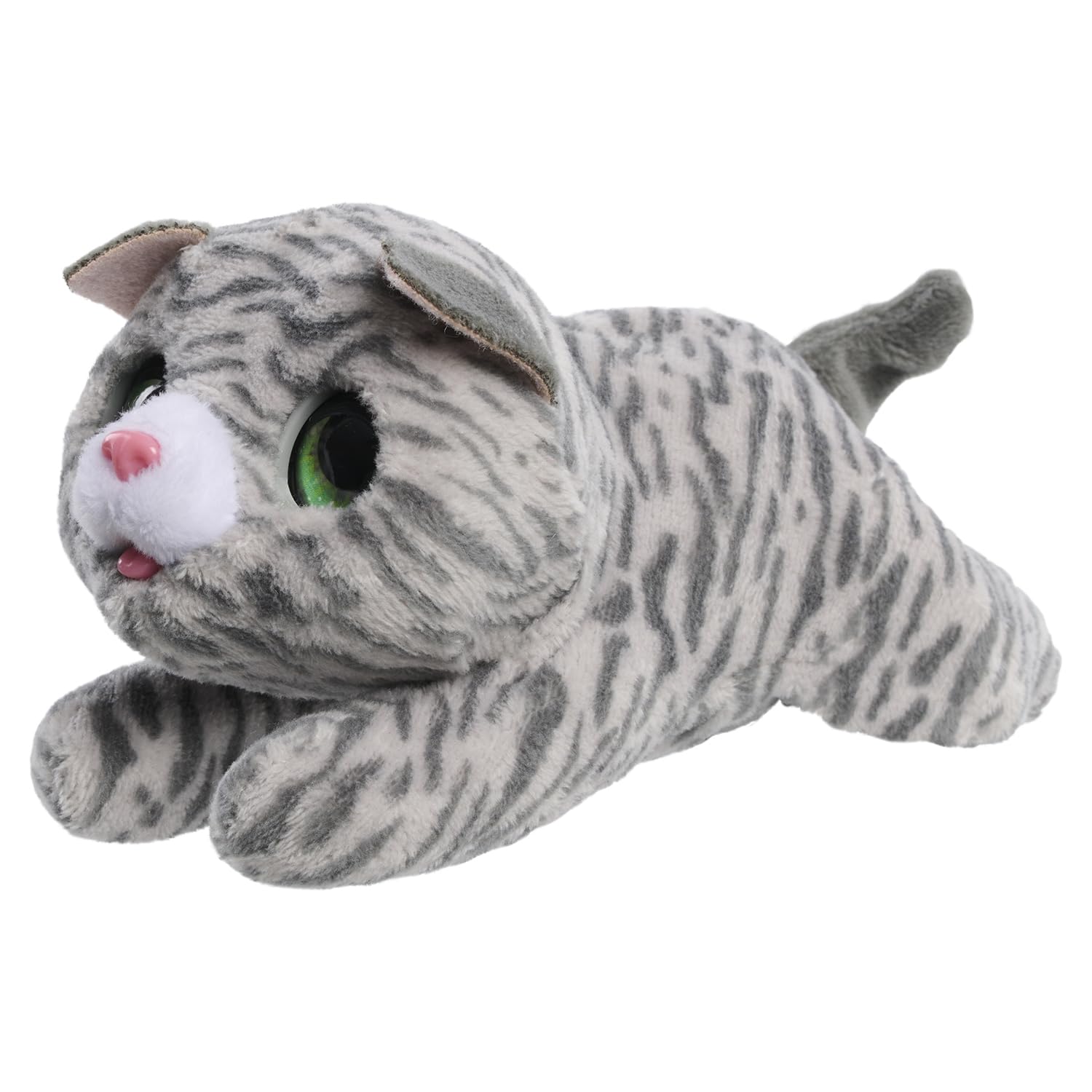 Newborns Kitty Interactive Pet, Small Plush Stuffed Animal Cat with Sounds and Movement, Faux Fur, Kids Toys for Ages 4 Up by Just Play