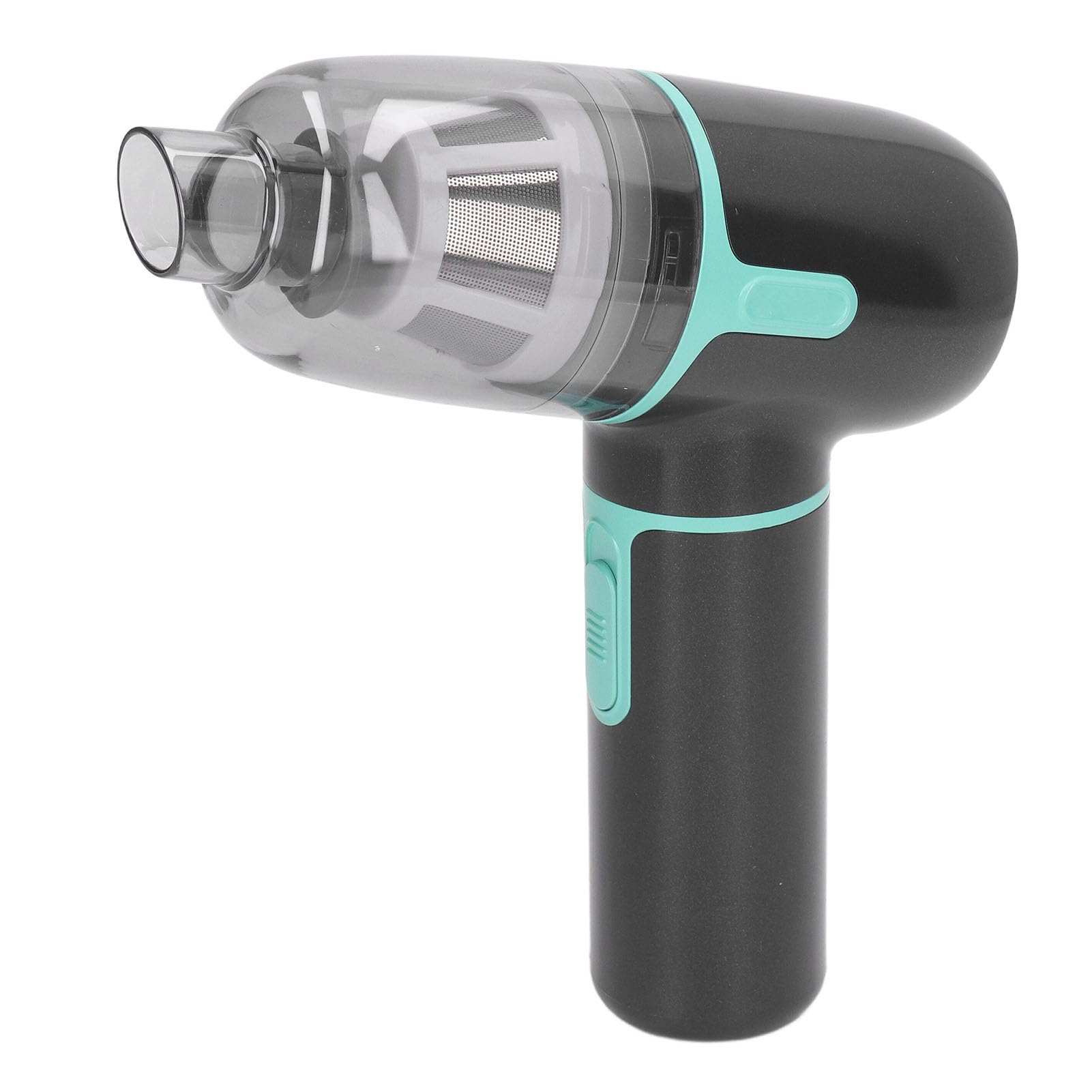Aspiradora de Mano, Aspiradora de Mano Inalámbrica 90W 18500Pa 3 Engranajes con Filtro HEPA Luz LED, Plumero de Aire de PC ABS para Limpieza de Coche, Hogar y Oficina