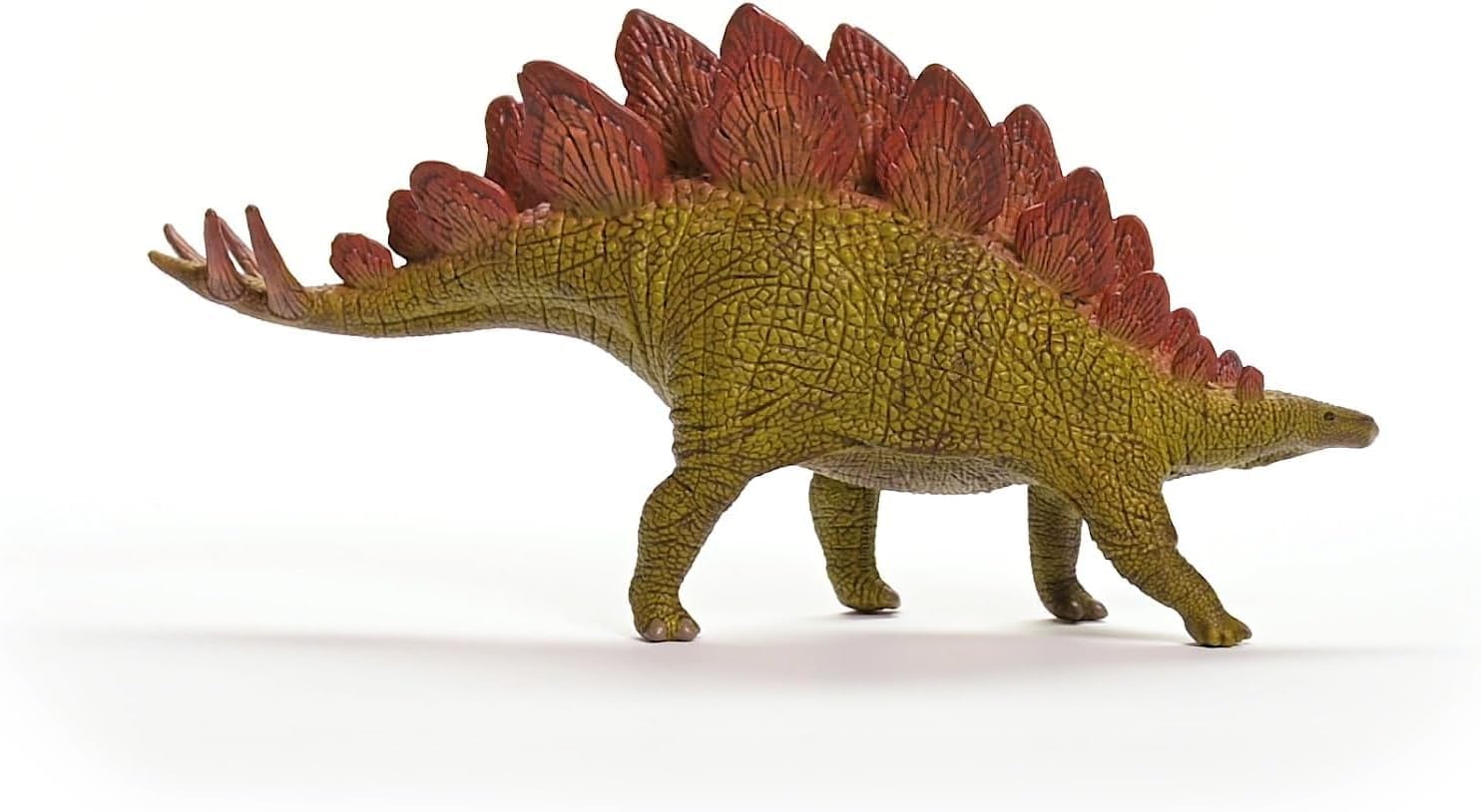 schleich Dinosaurs - 8” Stegosaurus Figurine with Realistic Bony Plates and Spiked Tail - Dinosaur Toy for Screen-Free Fun - Jurassic Animal Figure for Educational Play - Kids Ages 5+ | 15040