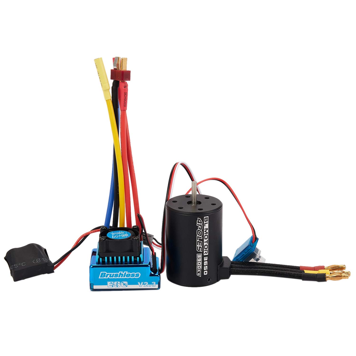 1:10 Auto Bl3650 3900Kv Motore Brushless 120A Impermeabile Brushless Esc per Auto 1/10 Rc