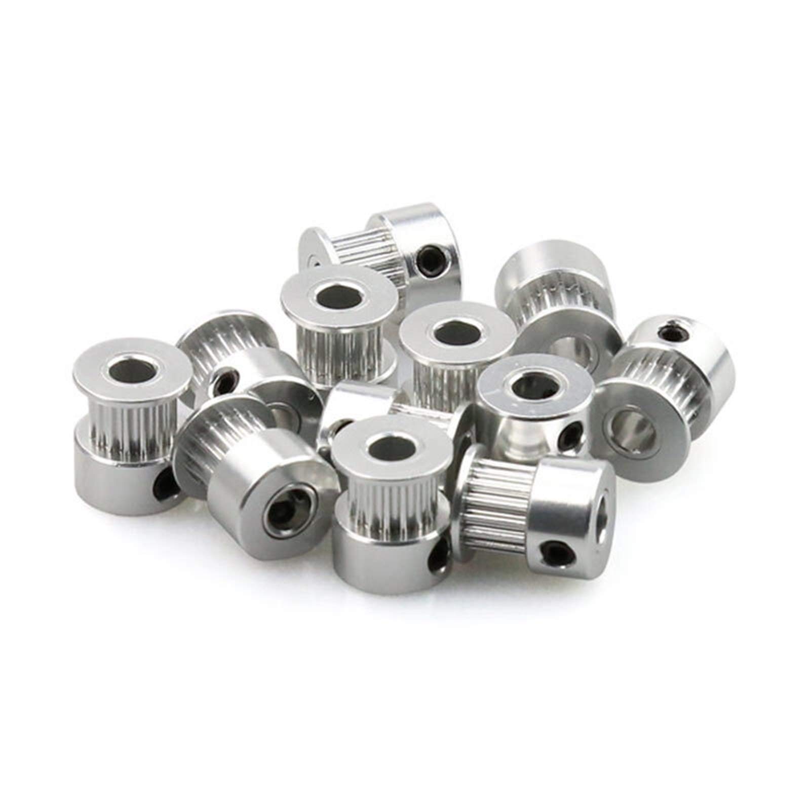 Poulie GT2 40 Dents Leloo - Pas 2mm, Alésage 5/6/6.35/8/10/12mm, Largeur 6/9/10mm - Pour Courroie Synchrone Imprimante 3D - 5