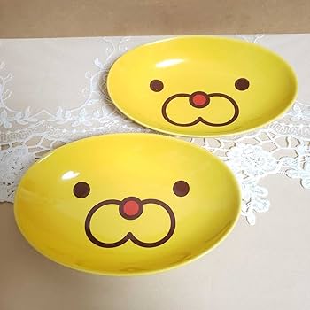 Amazon.co.jp: ミスド ポンデライオン カレー皿 お皿 食器 2枚