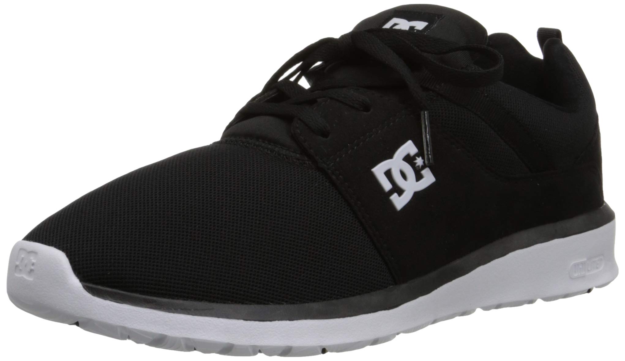 DC Heathrow Skate Shoe, Black/White, 6 D D US