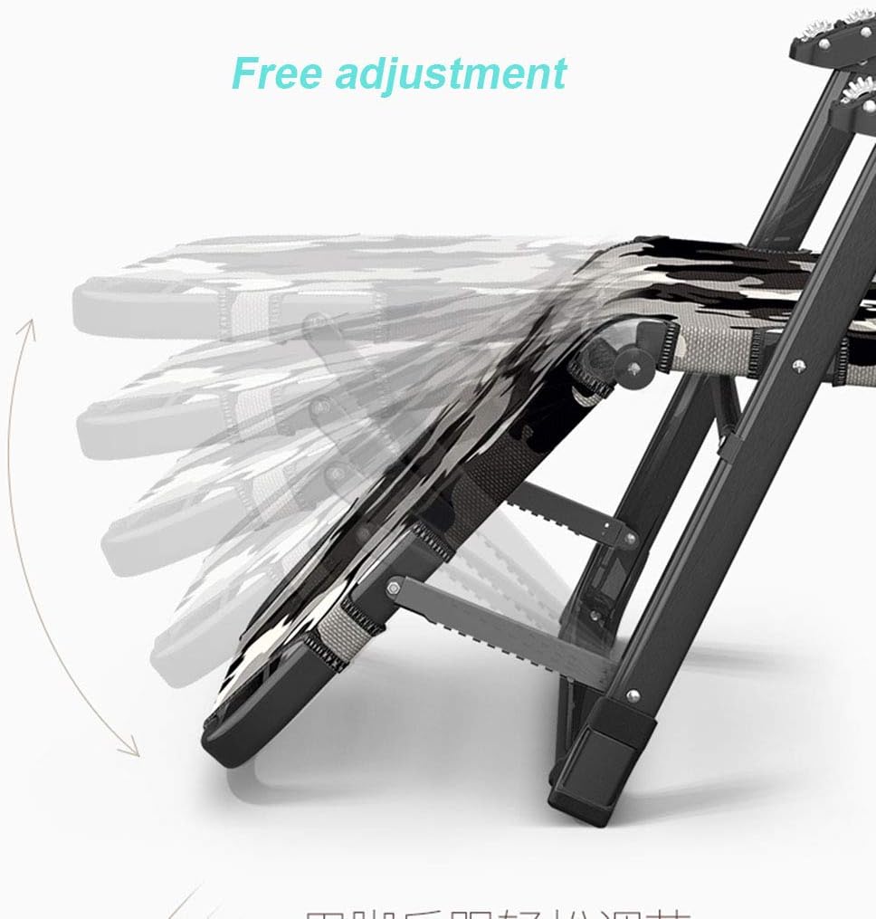 Zero Gravity Chairs Reclining Garden Chair Multi Position Sun Loungers Folding Relaxer Recliner Deck Chairs Adjustable Sunbed Oxford Cloth for Patio Yard Pool