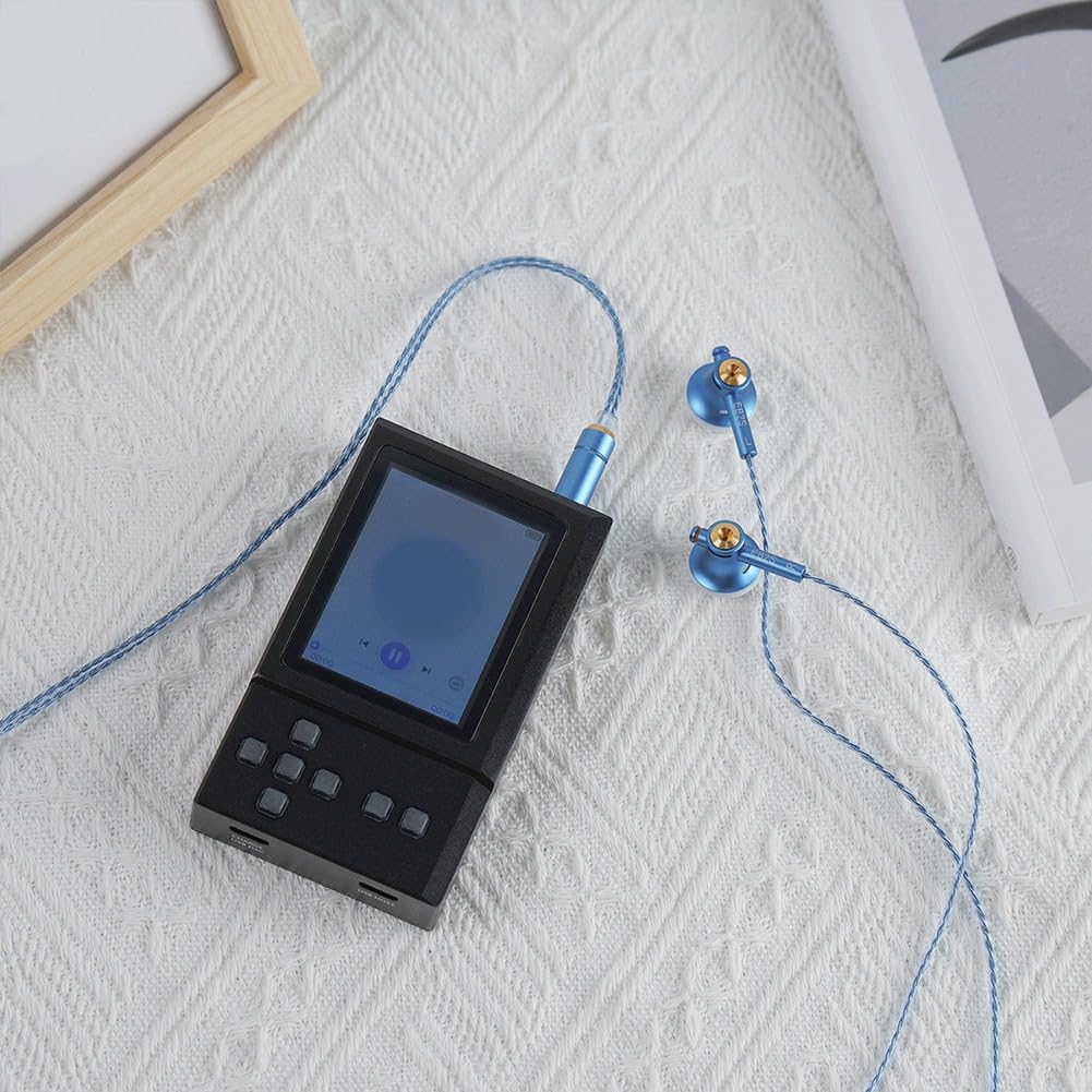 Reproductor de Música HiFi Z5c Dual ES9039Q2M Bluetooth WiFi USB Salida Balanceada para Escuchar Música para Deportes y Ocio