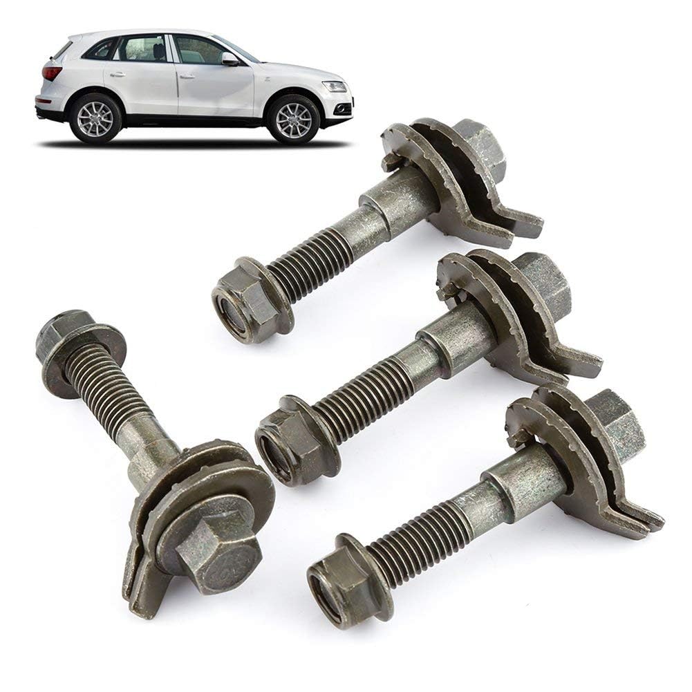 Cam , 4Pcs 14mm Veicoli Kit di camber regolabile in acciaio a ruote con camber regolabile