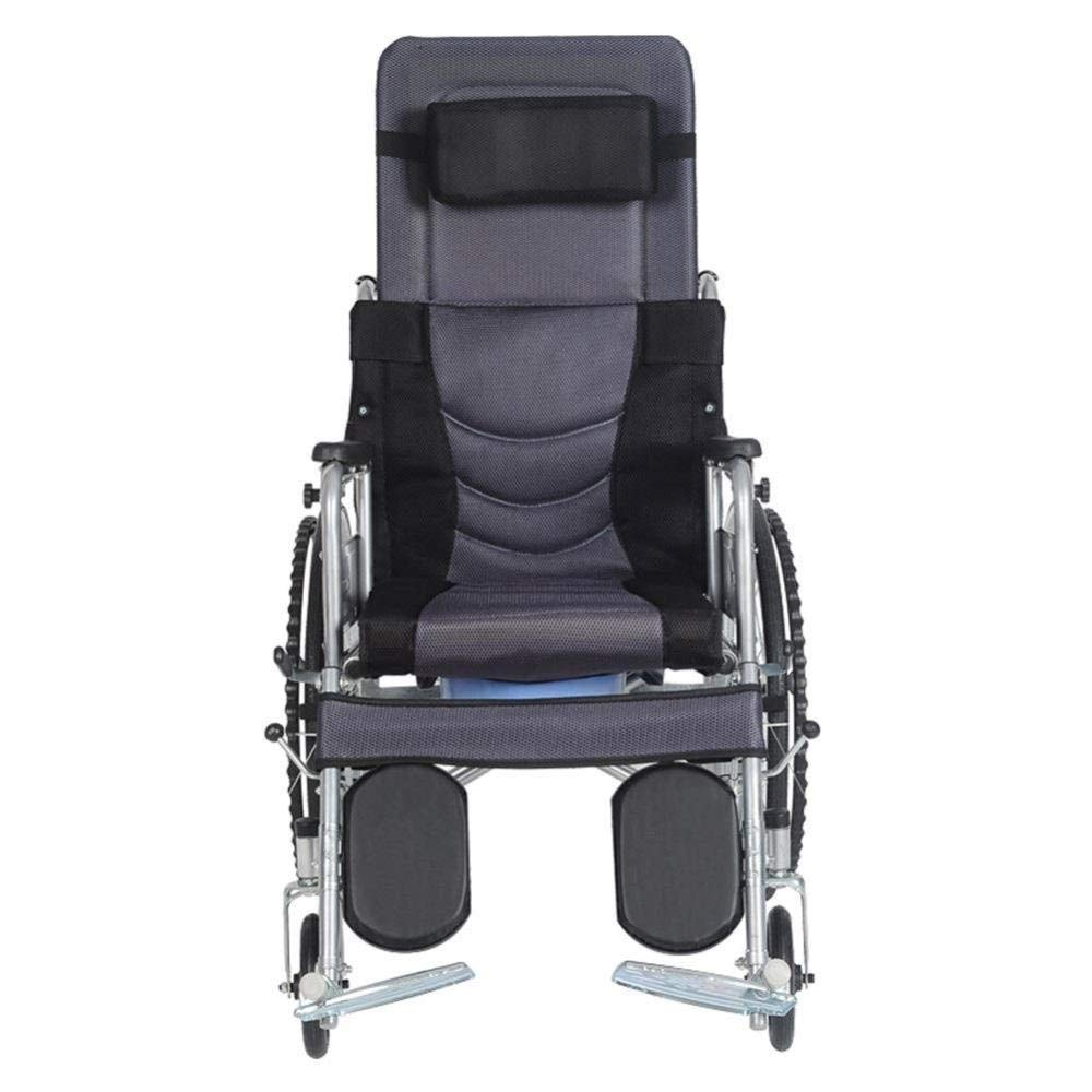 Buy Samnuerly Reclining wheelchair portable toilet folding toilet