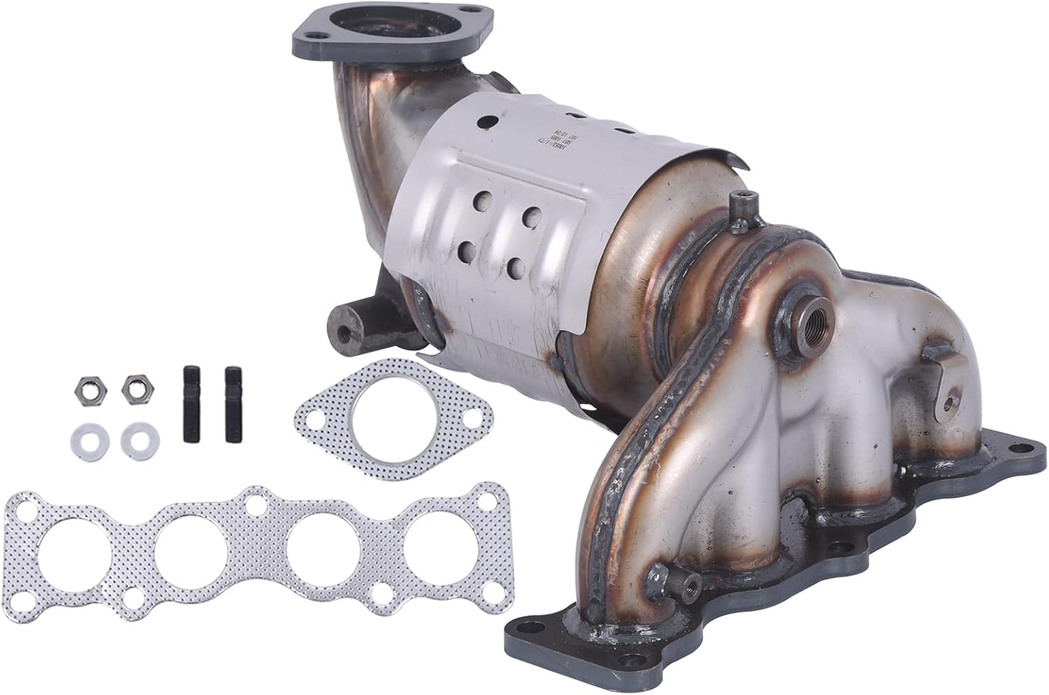 Exhaust Manifold Catalytic Converter 674-091 Compatible with Hyundai Santa Fe 2.4L 2019-2020 Kia Sorento 2016-2020 Kia Sportage LX EX 2016-2022 2.4L AWD ONLY EPA Compliant Replace# 28510-2GBB0