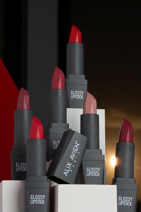 ALIX AVIEN Long-Lasting Moisturizing Velvety Matte Lipstick with Intensive Color - Matte Lipstick 419 Berry Basket