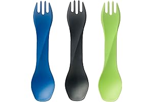 GoBites Uno Mini 3-Pack: Travel & Camping Utensils