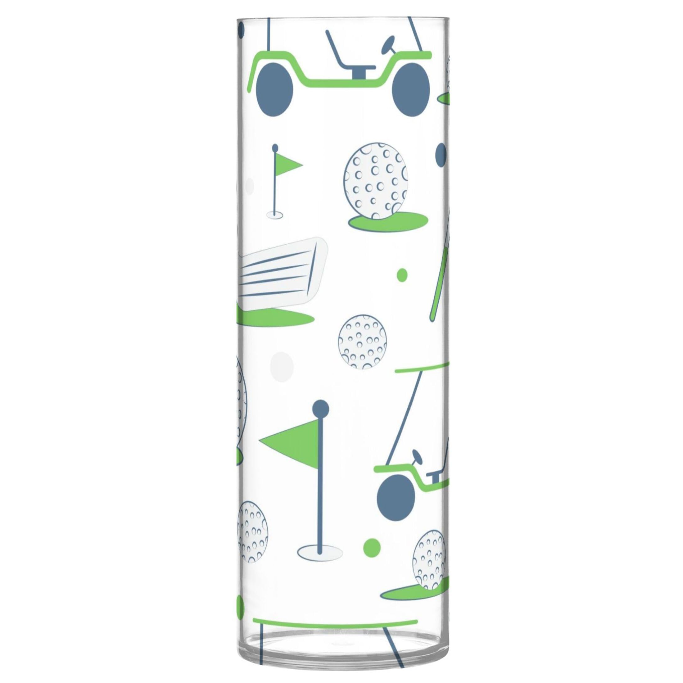 Amazon.com: Vozoza Golf Sports White 11 Inch Flower Vase