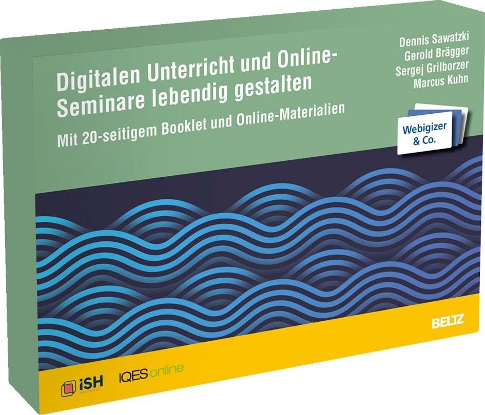 Kartenset Digitalen Unterricht und Online-Seminare lebendig gestalten: Mit 20-seitigem Booklet und Online-Materialien