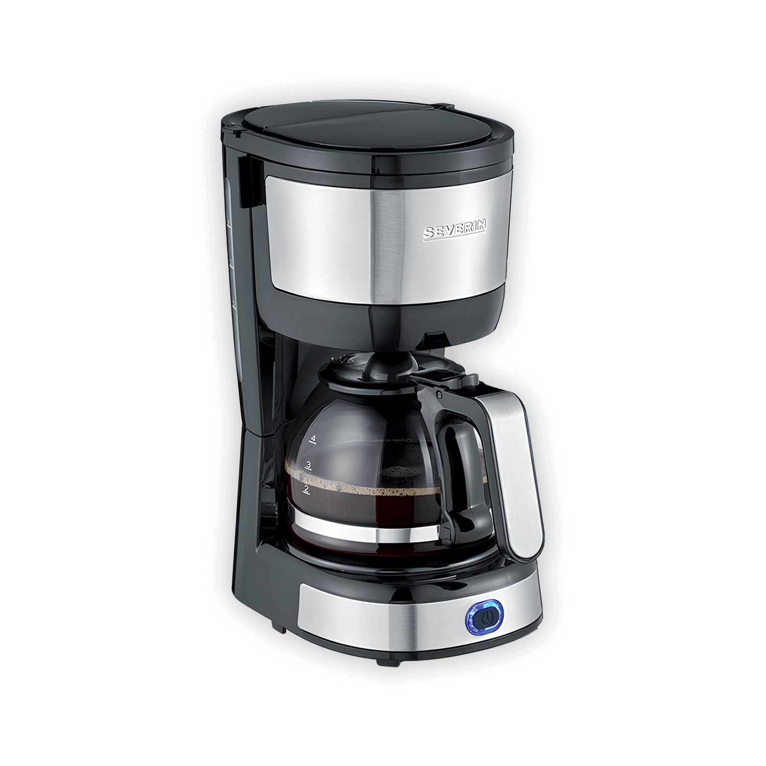 Severin KA 4819, cafetière à filtre électrique, 4 tasses, filtre permanent