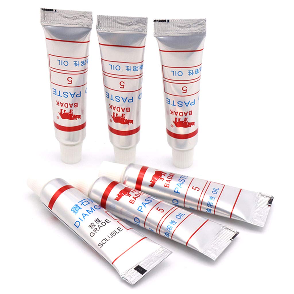 SHOTAY 12 pièces Diamant Polissage pâte à roder composé seringues W0.5~40 microns Verre métal meulage Polissage Outils abrasifs