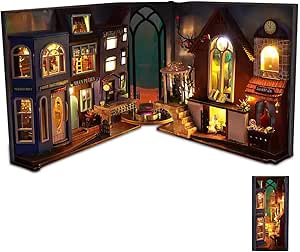 Aboiled DIY Book Nook Kit MINI-109 - 3D Puzzle Bücherregal Deko