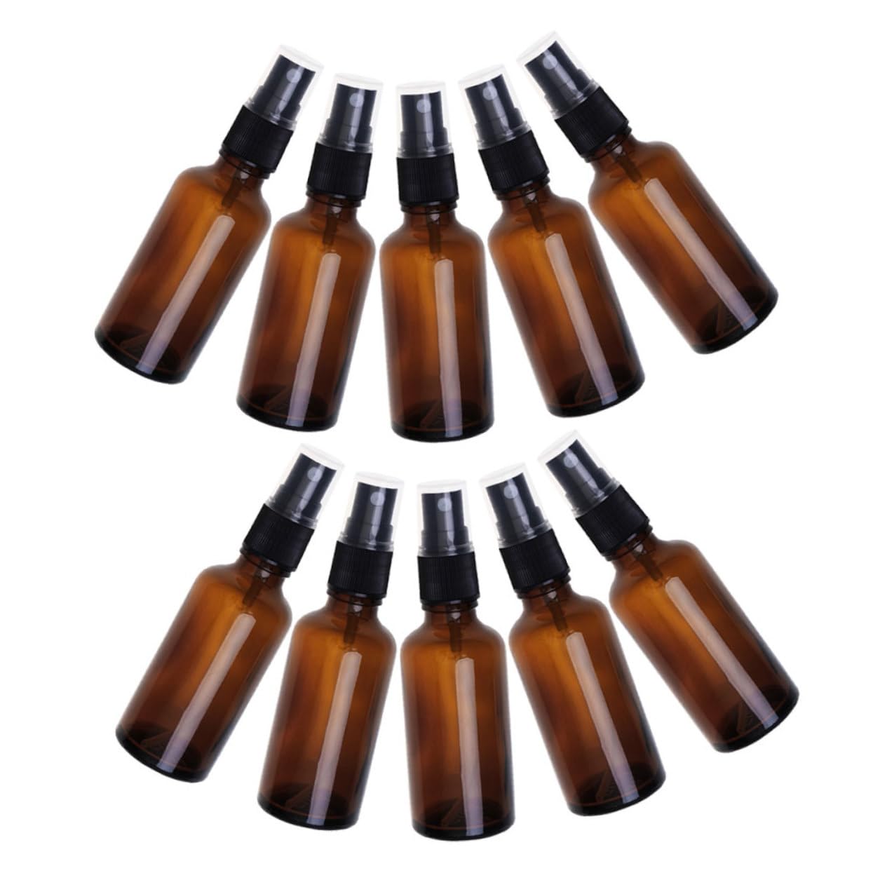10pezzi Bottigliette Spray Vuote Ricaricabili da Viaggio Flaconi di Profumo Mini per Liquidi Essenziali Contenitori Trasparenti Riutilizzabili