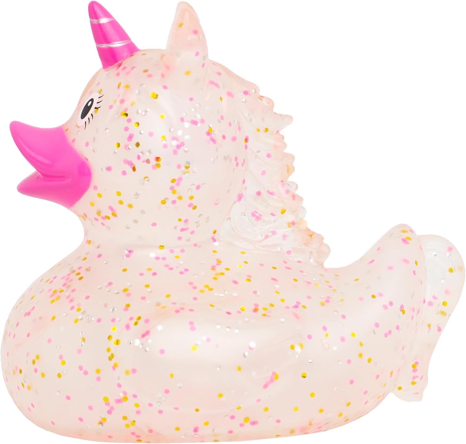 Pink Glitter Unicorn Duck