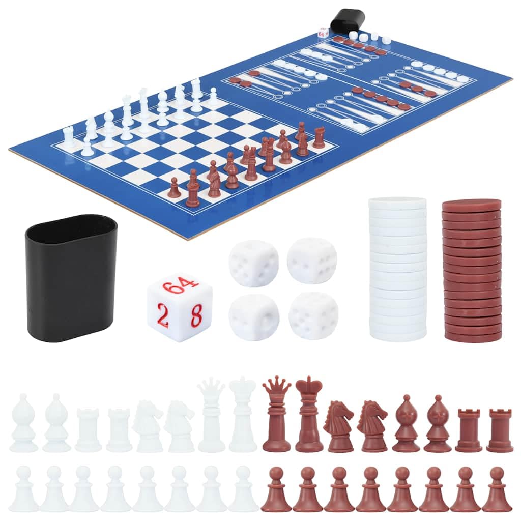 Tavolo multigioco 15 in 1, 121 x 61 x 82 cm, tavolo da gioco per bambini e adulti, biliardo, ping pong, airhockey, tavolo da gioco pieghevole per la sala giochi