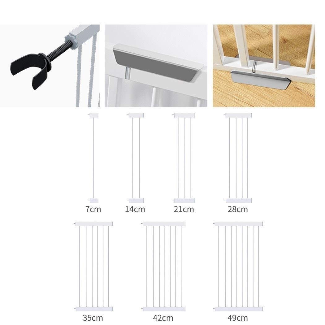 Pet Playpens Bramka Bezpieczeństwa Dla Dzieci, Brama Schodowa, Bramka Dla Dzieci, Uchwyt Ciśnieniowy, Bez Wiercenia Schodów-Tralki/75-82Cm