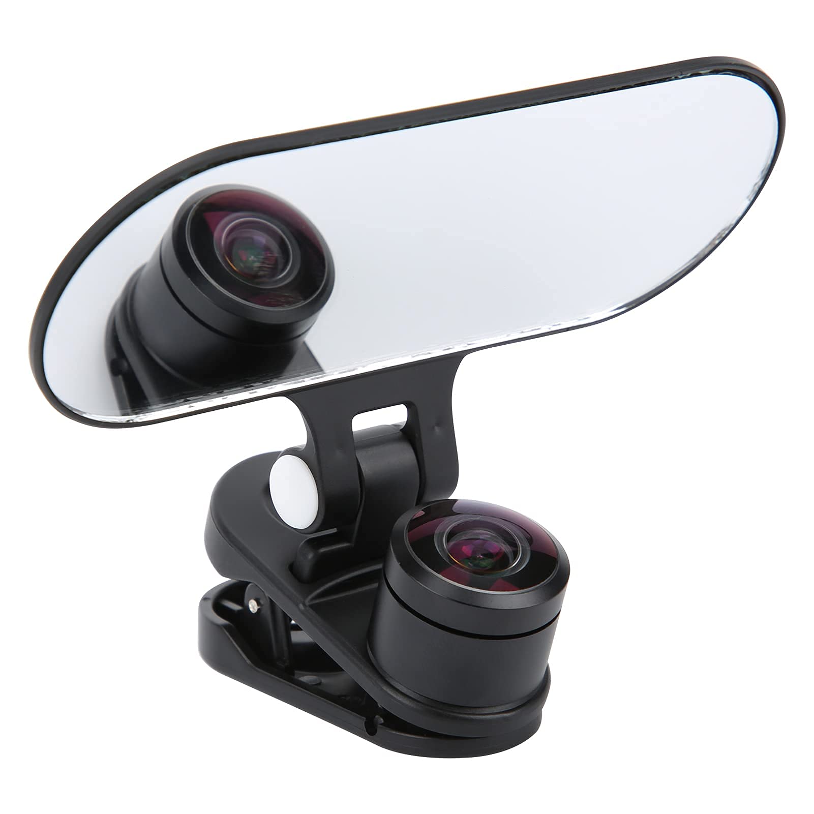 Obiettivo di Classe Online Obiettivo Fisheye a Clip Obiettivo Grandangolare Dedicato per L'insegnamento del Pianoforte con Effetto Video Mirroring dello Schermo a Doppia Divisione