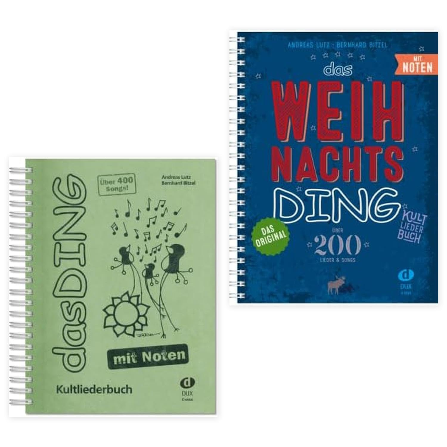 La cosa 1 e la cosa di Natale con note: (set iniziale) – libro di canzoni di culto + taccuino Soundman – Matita Piano