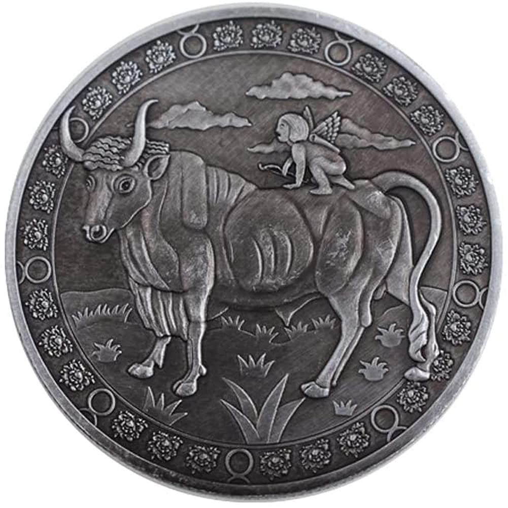 AiyeeConstellation Challenge Coins Zodiacs Coins (Taurus)