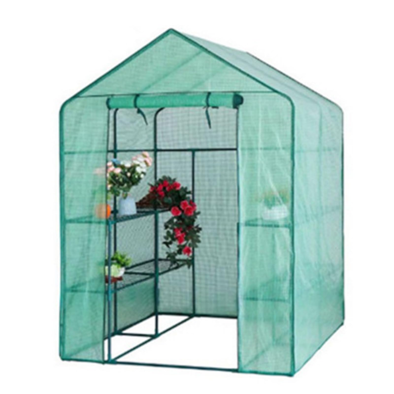 Générique - Funda de repuesto para invernadero, de PVC transparente e impermeable, tienda de jardín, invernadero, transparente, funda de repuesto para invernadero, 143 x 143 x 195 cm
