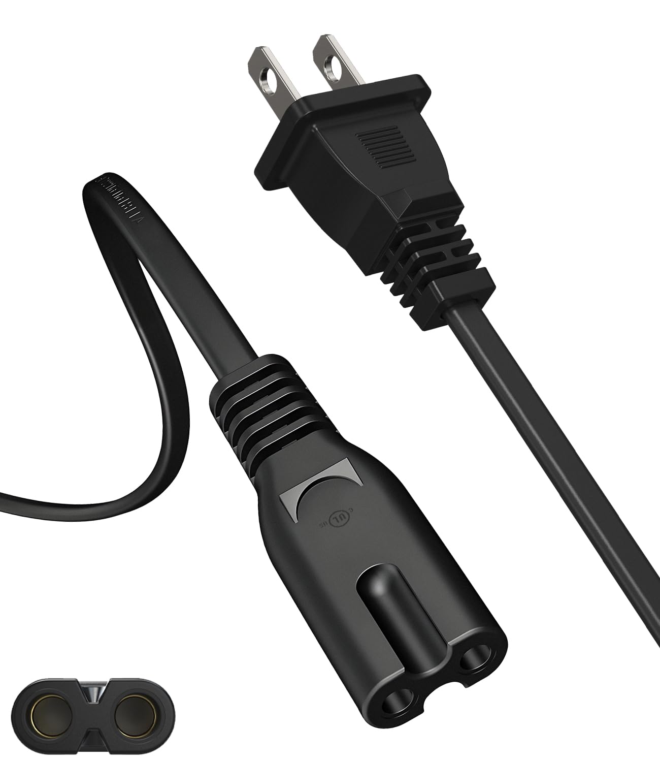 AC Power Cord 6Ft for Xbox Series X S Xbox One X S for Sony PS4 PS5 PS3