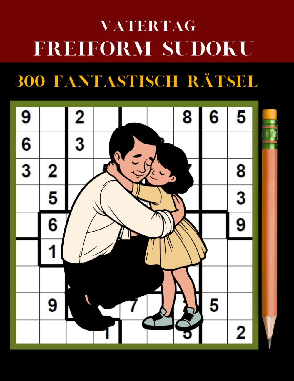 Vatertag Freiform Sudoku: 300 fantastisch rätsel