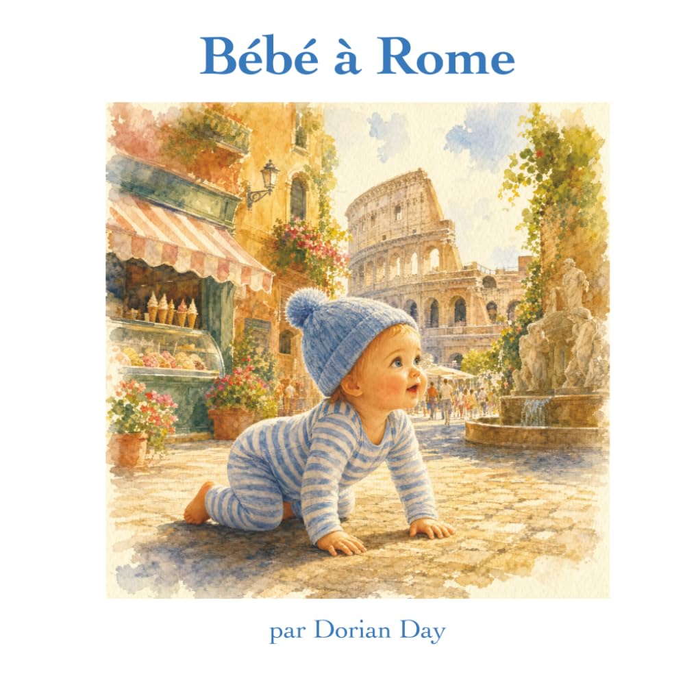 Bébé à Rome: Un Album Illustré d'Aventures (Bébé Voyageur)