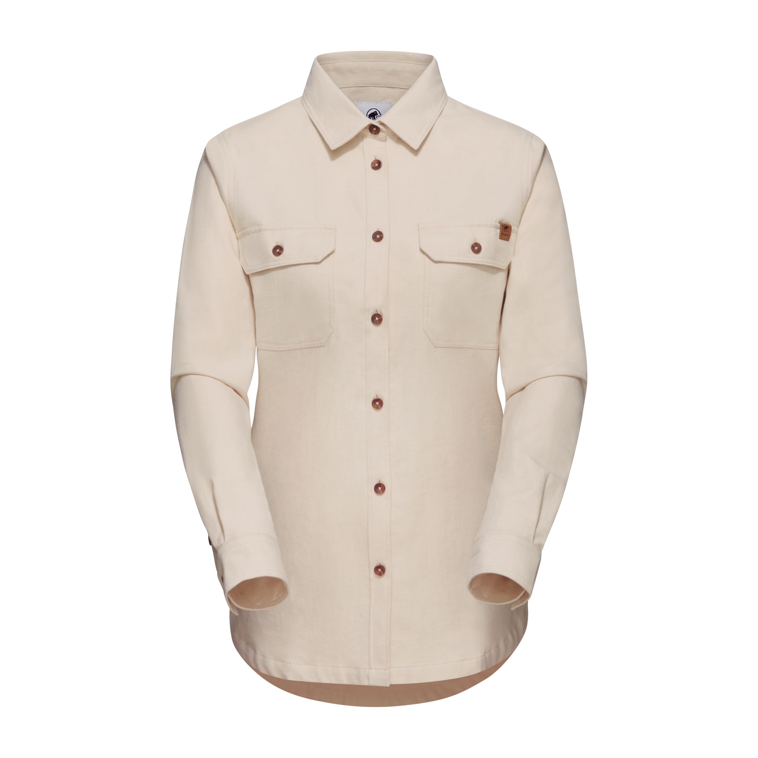 Mammut Tamaro Undyed Longsleeve Shirt Women Light Brown M