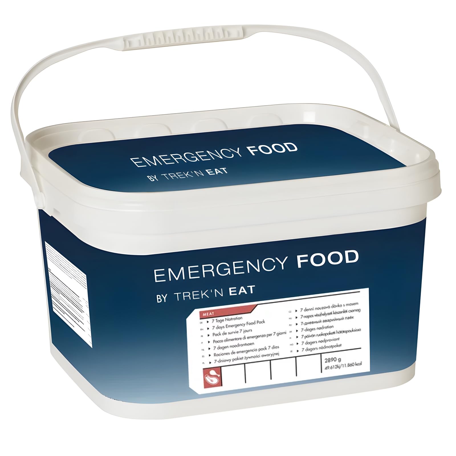 Trek’n Eat 7 Tage Notration mit Fleisch – Komplettes Notfallnahrung Set für 1 Woche | ca. 11.860 kcal Gesamtenergie | Krisenvorsorge, Blackout, Prepper & Survival Food | 5 Jahre haltbar